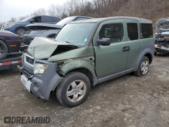 2003 Honda Element EX with VIN 5J6YH28543L045026, listed as a Copart auction lot 82597114 with 152,970 mi miles and Non Repairable. Bid and sale history available at DreamBid. Image 1.