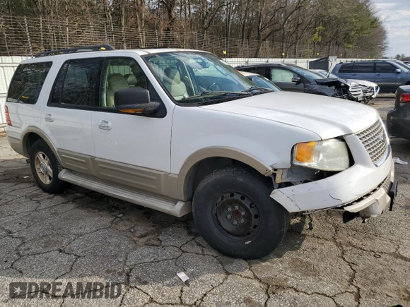 2005 Ford Expedition Eddie Bauer with VIN 1FMFU17535LA40631, listed as a Copart auction lot 45275605 with Not provided miles and Clean title. Bid and sale history available at DreamBid. Image 4.