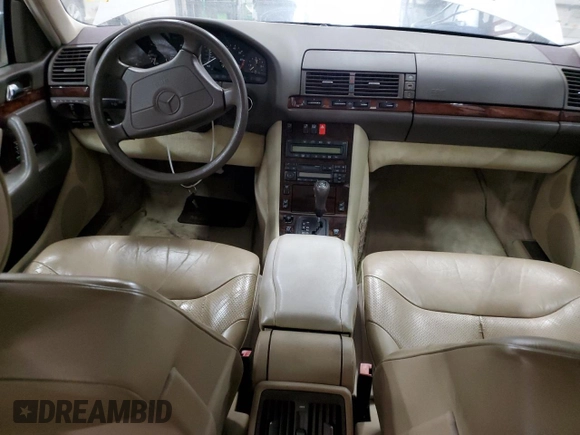 1997 Mercedes-Benz S-Class with VIN WDBGA43GXVA348562, listed as a Copart auction lot 84334784 with 0 mi miles and Clean Title. Bid and sale history available at carsss.com. Image 8.