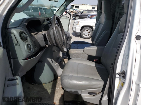 2012 Ford Econoline Cargo Commercial with VIN 1FTNE1EW2CDA70011, listed as a Copart auction lot 49726215 with Not provided miles and Salvage title. Bid and sale history available at DreamBid. Image 7.