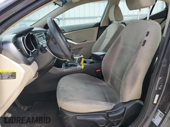 2015 Kia Optima LX with VIN KNAGM4A70F5636996, listed as a Copart auction lot 47571015 with 141,234 mi miles and Salvage Title. Bid and sale history available at carsss.com. Image 7.