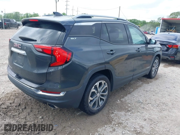 2020 GMC Terrain SLT with VIN 3GKALPEX8LL134793, listed as a IAAI auction lot 41963353 with 60,769 mi miles. Bid and sale history available at carsss.com. Image 4.