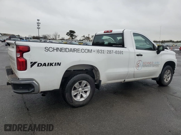 2020 Chevrolet Silverado 1500 Work Truck with VIN 3GCNWAEFXLG250174, listed as a Copart auction lot 44940685 with 107,631 mi miles and Salvage Title. Bid and sale history available at carsss.com. Image 3.