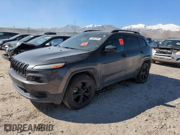 2016 Jeep Cherokee Altitude with VIN 1C4PJMAB3GW317104, listed as a Copart auction lot 50328385 with 161,234 mi miles and Salvage title. Bid and sale history available at DreamBid. Image 1.