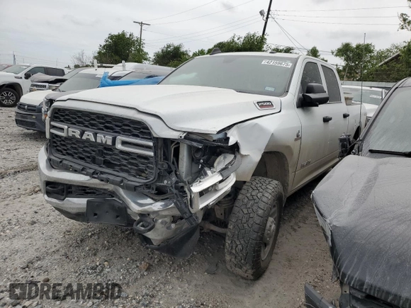 2022 Ram 2500 Tradesman with VIN 3C6UR5CL3NG130973, listed as a Copart auction lot 42159675 with 156,800 mi miles and Salvage Title. Bid and sale history available at carsss.com. Image 1.