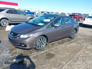 2015 Honda Civic Sedan EX-L with VIN 19XFB2F94FE058649, listed as a IAAI auction lot 41845076 with 191,652 mi miles. Bid and sale history available at carsss.com. Image 2.