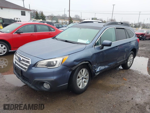 2016 Subaru Outback 2.5i Premium with VIN 4S4BSACC7G3282124, listed as a IAAI auction lot 42021614 with 123,116 mi miles. Bid and sale history available at carsss.com. Image 2.