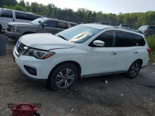 2017 Nissan Pathfinder SV with VIN 5N1DR2MN5HC671081, listed as a Copart auction lot 62905995 with 125,293 mi miles and Clean title. Bid and sale history available at DreamBid. Image 1.