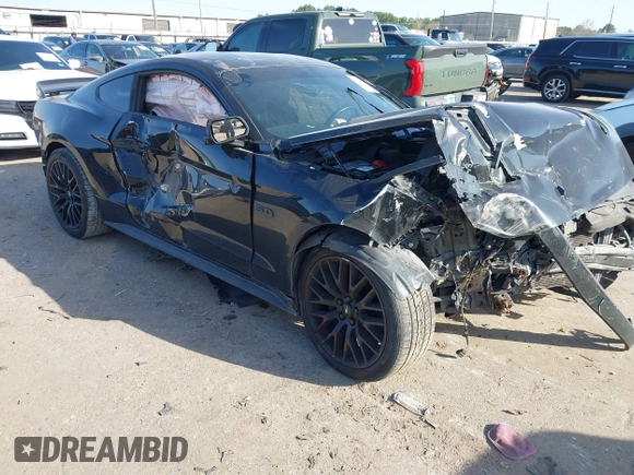 2016 Ford Mustang GT z VIN 1FA6P8CF7G5245952, wystawiony jako IAAI lot #41744923 z przebiegiem 105 541 mil mil oraz . Historia ofert i sprzedaży dostępna na DreamBid. Obrazek 1.