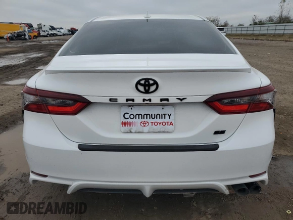 2023 Toyota Camry SE with VIN 4T1T11AK7PU794008, listed as a Copart auction lot 87601715 with 22,560 mi miles and Salvage Title. Bid and sale history available at DreamBid. Image 6.