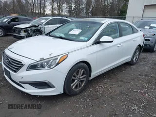 2016 Hyundai Sonata 2.4L with VIN 5NPE24AF5GH403642, listed as a IAAI auction lot 41877194 with 147,457 mi miles and . Bid and sale history available at carsss.com. Image 17.