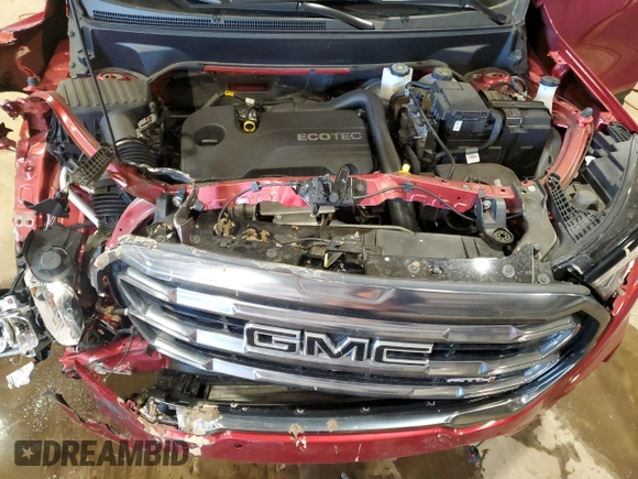 2022 GMC Terrain AT4 with VIN 3GKALYEV2NL170227, listed as a Copart auction lot 44618195 with 68,381 mi miles and Salvage Title. Bid and sale history available at DreamBid. Image 12.
