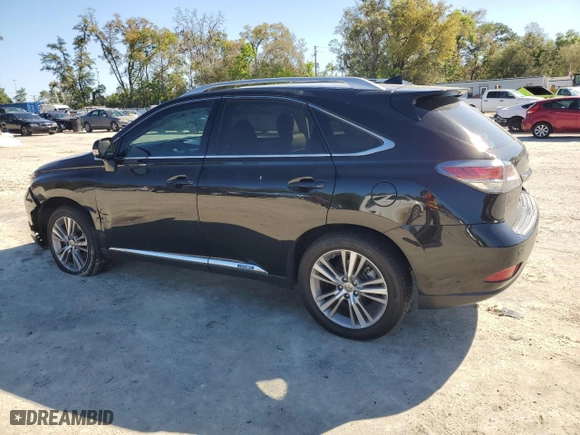 2015 Lexus RX 450h with VIN 2T2BC1BA9FC002626, listed as a Copart auction lot 49905495 with 103,986 mi miles and Salvage Title. Bid and sale history available at carsss.com. Image 2.