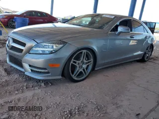 2012 Mercedes-Benz CLS 550 with VIN WDDLJ7DB1CA015156, listed as a Copart auction lot 55313485 with 174,362 mi miles and Salvage Title. Bid and sale history available at DreamBid. Image 1.