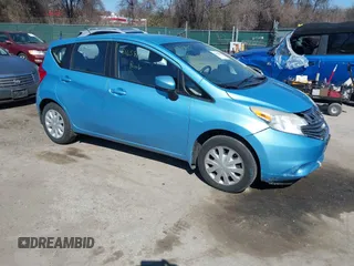 2015 Nissan Note SV with VIN 3N1CE2CP0FL398568, listed as a IAAI auction lot 41658823 with 77,863 mi miles and . Bid and sale history available at DreamBid. Image 1.