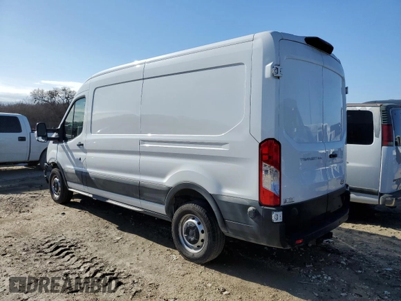 2024 Ford Transit Cargo with VIN 1FTBR1C82RKA03876, listed as a Copart auction lot 84399854 with 8,073 mi miles and Salvage Title. Bid and sale history available at DreamBid. Image 2.