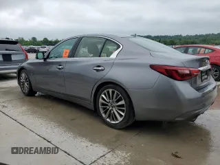 2018 Infiniti Q50 Luxe with VIN JN1EV7AP7JM366935, listed as a Copart auction lot 59781175 with 35,905 mi miles and Salvage title. Bid and sale history available at DreamBid. Image 2.