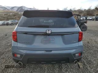 2023 Honda Passport Elite with VIN 5FNYF8H09PB011546, listed as a Copart auction lot 86207084 with 20,838 mi miles and Salvage Title. Bid and sale history available at carsss.com. Image 6.