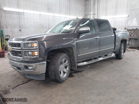 2014 Chevrolet Silverado 1500 LTZ with VIN 3GCUKSEC3EG241015, listed as a IAAI auction lot 41443514 with 193,329 mi miles. Bid and sale history available at carsss.com. Image 2.