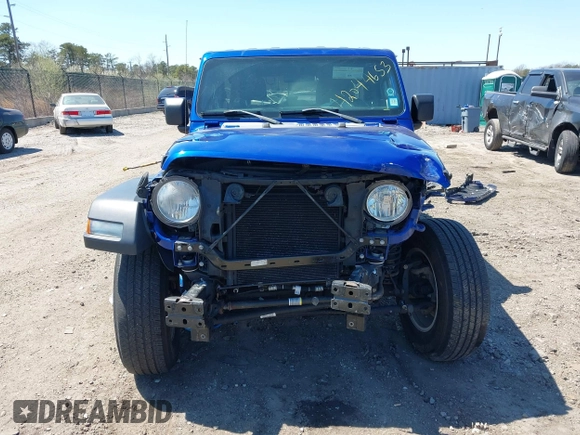 2019 Jeep Wrangler Unlimited Sport Altitude with VIN 1C4HJXDG6KW639189, listed as a IAAI auction lot 42044653 with 79,250 mi miles and . Bid and sale history available at DreamBid. Image 12.
