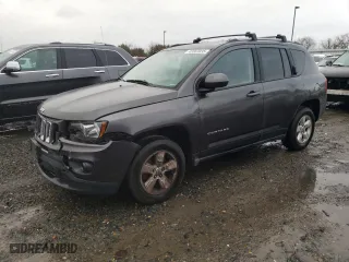 2016 Jeep Compass High Altitude Edition with VIN 1C4NJCEA2GD769737, listed as a Copart auction lot 43363035 with 150,425 mi miles and Salvage Title. Bid and sale history available at carsss.com. Image 1.