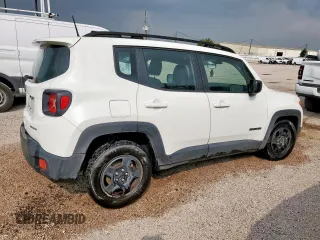 2018 Jeep Renegade Sport with VIN ZACCJAAB9JPG92979, listed as a Copart auction lot 57781935 with 117,095 mi miles and Clean title. Bid and sale history available at DreamBid. Image 3.