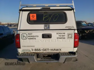 2022 Chevrolet Colorado 2WD Work Truck with VIN 1GCHSBEA2N1194574, listed as a Copart auction lot 79724603 with 34,758 mi miles and Salvage Title. Bid and sale history available at carsss.com. Image 6.