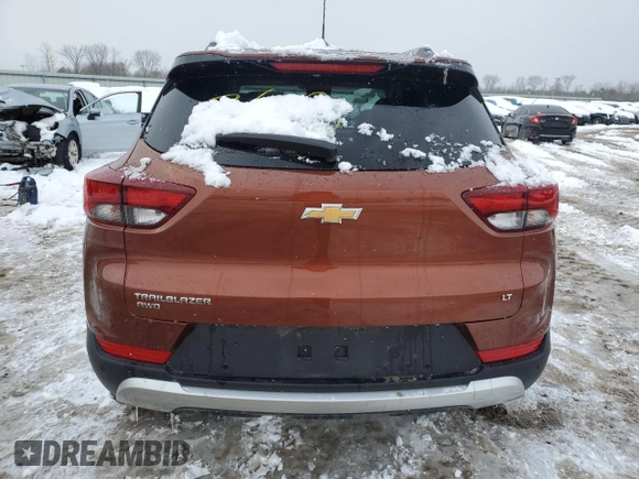 2021 Chevrolet TrailBlazer LT with VIN KL79MRSL2MB097054, listed as a Copart auction lot 44782874 with 18,116 mi miles and . Bid and sale history available at DreamBid. Image 6.