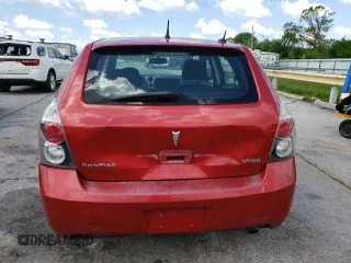 2009 Pontiac Vibe 1SA with VIN 5Y2SP67849Z445255, listed as a Copart auction lot 55554535 with 131,153 mi miles and Salvage title. Bid and sale history available at DreamBid. Image 6.