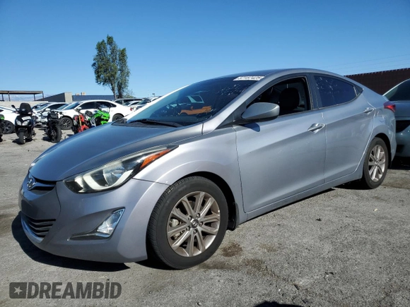 2015 Hyundai Elantra SE z VIN 5NPDH4AE6FH616194, wystawiony jako Copart lot #57157425 z przebiegiem 90 170 mil mil oraz Tytuł czysty. Historia ofert i sprzedaży dostępna na DreamBid. Obrazek 1.