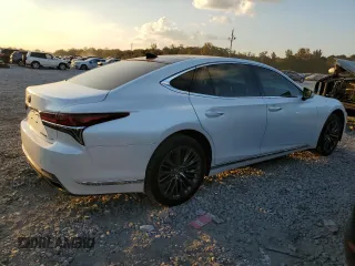 2018 Lexus LS with VIN JTHC5LFF9J5000318, listed as a Copart auction lot 77924194 with 121,302 mi miles and Salvage Title. Bid and sale history available at carsss.com. Image 3.