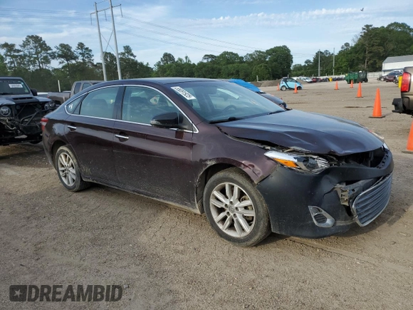 2013 Toyota Avalon XLE with VIN 4T1BK1EB5DU017048, listed as a Copart auction lot 55091925 with 341,437 mi miles and Salvage Title. Bid and sale history available at DreamBid. Image 4.