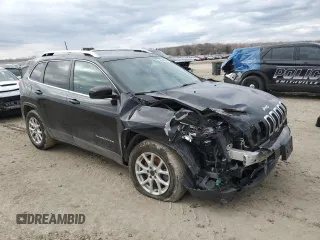 2018 Jeep Cherokee Latitude Plus with VIN 1C4PJMLX6JD515882, listed as a Copart auction lot 46946445 with 106,113 mi miles and Salvage Title. Bid and sale history available at DreamBid. Image 4.