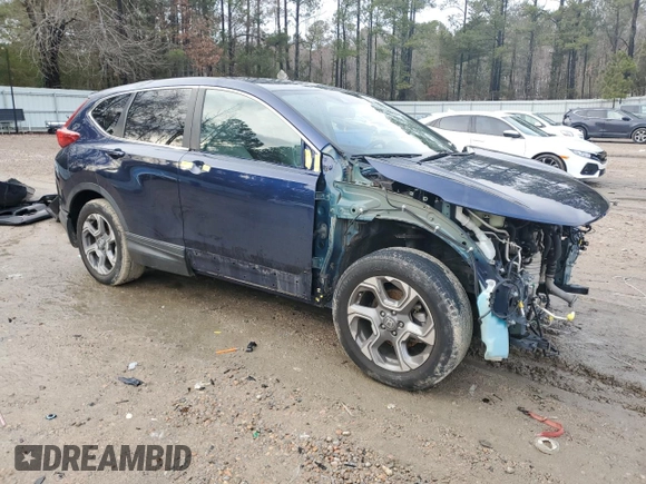2017 Honda CR-V EX-L with VIN 2HKRW1H84HH506452, listed as a Copart auction lot 44799875 with 164,026 mi miles and Salvage Title. Bid and sale history available at carsss.com. Image 4.