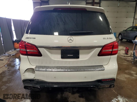 2017 Mercedes-Benz GLS with VIN 4JGDF7FE0HA978513, listed as a Copart auction lot 43703755 with 94,292 mi miles and Salvage Title. Bid and sale history available at carsss.com. Image 6.