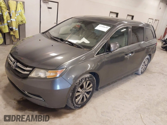 2014 Honda Odyssey EX-L with VIN 5FNRL5H67EB056983, listed as a IAAI auction lot 42318699 with 256,267 mi miles and . Bid and sale history available at DreamBid. Image 17.
