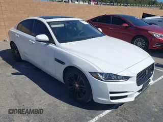 2017 Jaguar XE 25t Prestige with VIN SAJAE4BG0HA965648, listed as a IAAI auction lot 41479431 with 34,389 mi miles. Bid and sale history available at carsss.com. Image 1.