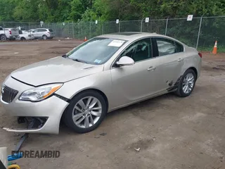 2015 Buick Regal with VIN 2G4GV5EK9F9151369, listed as a IAAI auction lot 42192275 with 88,587 mi miles and . Bid and sale history available at DreamBid. Image 17.