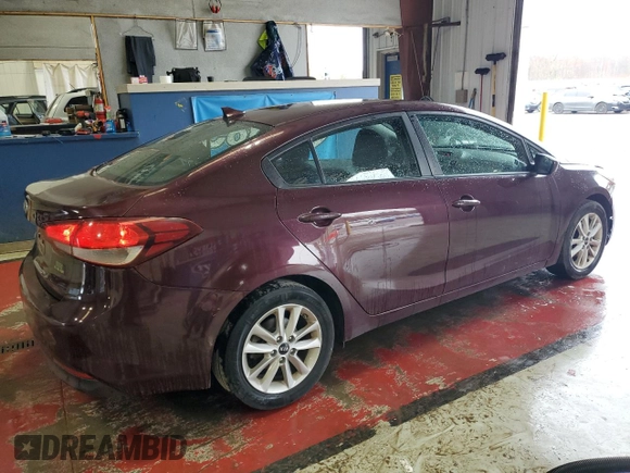2017 Kia Forte LX with VIN 3KPFL4A73HE132225, listed as a Copart auction lot 54540115 with 100,896 mi miles and Salvage Title. Bid and sale history available at carsss.com. Image 3.