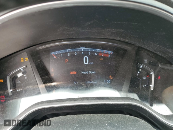 2020 Honda CR-V EX-L z VIN 5J6RW2H87LL019508, wystawiony jako Copart lot #59014035 z przebiegiem 112 061 mil mil oraz Szkoda całkowita • Salvage title. Historia ofert i sprzedaży dostępna na DreamBid. Obrazek 9.
