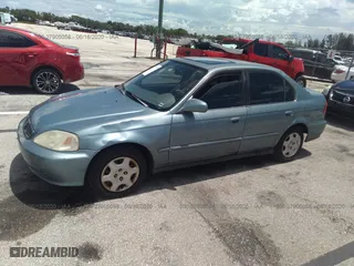 1999 Honda Civic EX with VIN 1HGEJ8643XL021026, listed as a IAAI auction lot 41686947 with 181,103 mi miles. Bid and sale history available at carsss.com. Image 2.