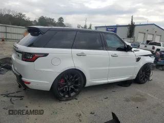 2022 Land Rover Range Rover Sport HST with VIN SALWS2RU3NA242121, listed as a Copart auction lot 46434655 with 23,073 mi miles and Salvage Title. Bid and sale history available at carsss.com. Image 3.