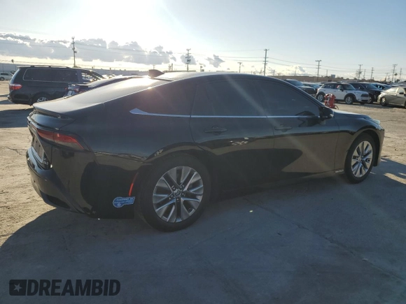 2021 Toyota Mirai XLE with VIN JTDAAAAA0MA001406, listed as a Copart auction lot 48431825 with 46,248 mi miles and Salvage Title. Bid and sale history available at carsss.com. Image 3.