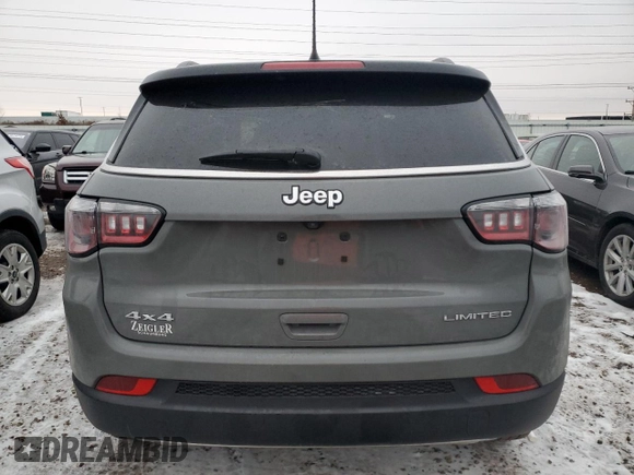2023 Jeep Compass (RED) Edition with VIN 3C4NJDCN9PT515349, listed as a Copart auction lot 85512134 with 10,720 mi miles and Salvage Title. Bid and sale history available at carsss.com. Image 6.