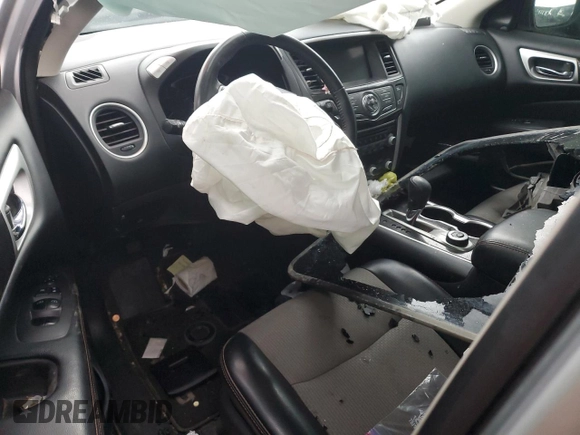 2019 Nissan Pathfinder SV with VIN 5N1DR2MM9KC615482, listed as a Copart auction lot 56907975 with Not provided miles and Salvage title. Bid and sale history available at DreamBid. Image 8.