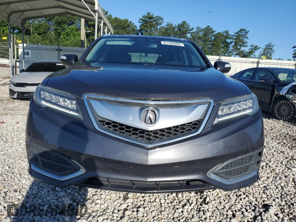2016 Acura RDX with VIN 5J8TB3H30GL018273, listed as a Copart auction lot 61189695 with 78,079 mi miles and Salvage title. Bid and sale history available at DreamBid. Image 5.
