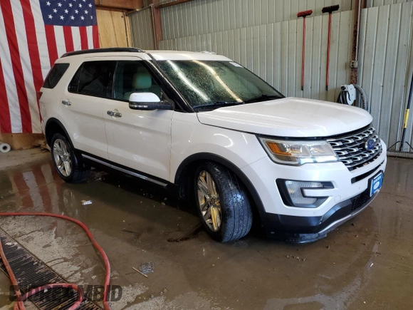 2016 Ford Explorer Limited z VIN 1FM5K8FH0GGC31053, wystawiony jako Copart lot #58266625 z przebiegiem 70 227 mil mil oraz Szkoda całkowita • Salvage title. Historia ofert i sprzedaży dostępna na DreamBid. Obrazek 4.