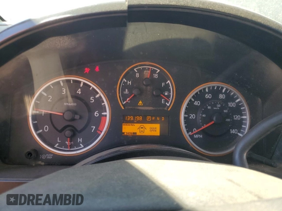 2008 Nissan Titan SE with VIN 1N6BA06AX8N323036, listed as a Copart auction lot 72725104 with 139,198 mi miles and Salvage Title. Bid and sale history available at carsss.com. Image 9.