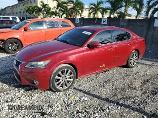 2015 Lexus GS 350 with VIN JTHCE1BL9FA001290, listed as a Copart auction lot 76063404 with 133,261 mi miles and Salvage Title. Bid and sale history available at carsss.com. Image 1.