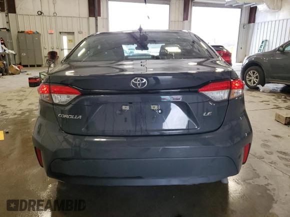 2024 Toyota Corolla LE with VIN 5YFB4MDE5RP170836, listed as a Copart auction lot 54843155 with 21,817 mi miles and Clean Title. Bid and sale history available at carsss.com. Image 6.